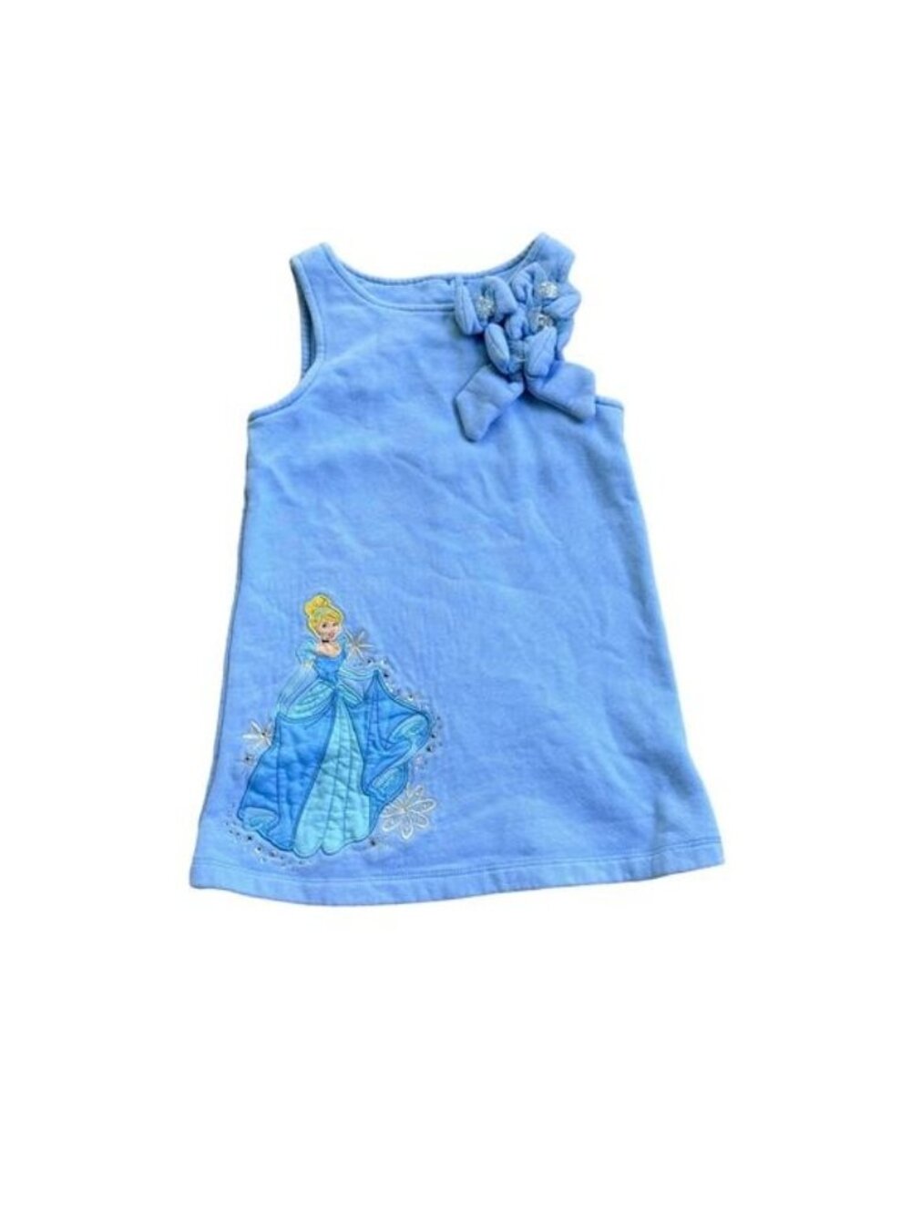 Disney Store Cinderella Princess Sweatshirt Dress Size 4